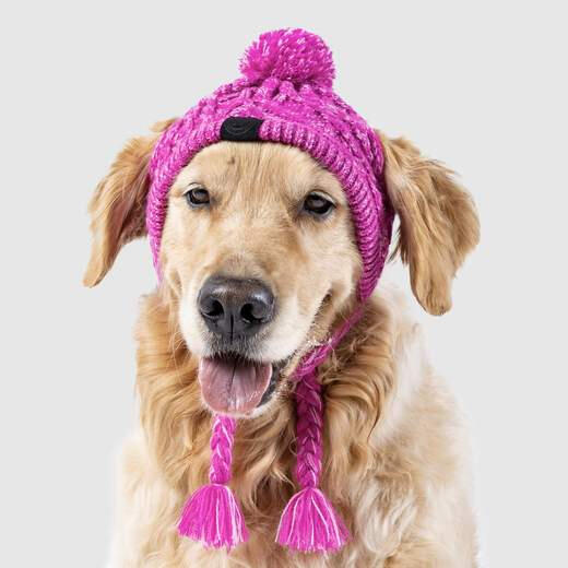 Canada Pooch Pink Pom Pom Hat