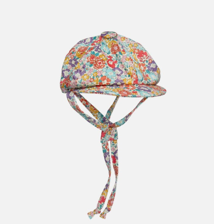 LISH London - Platinum Jubilee Liberty Print Floral Baker Boy Dog Hat