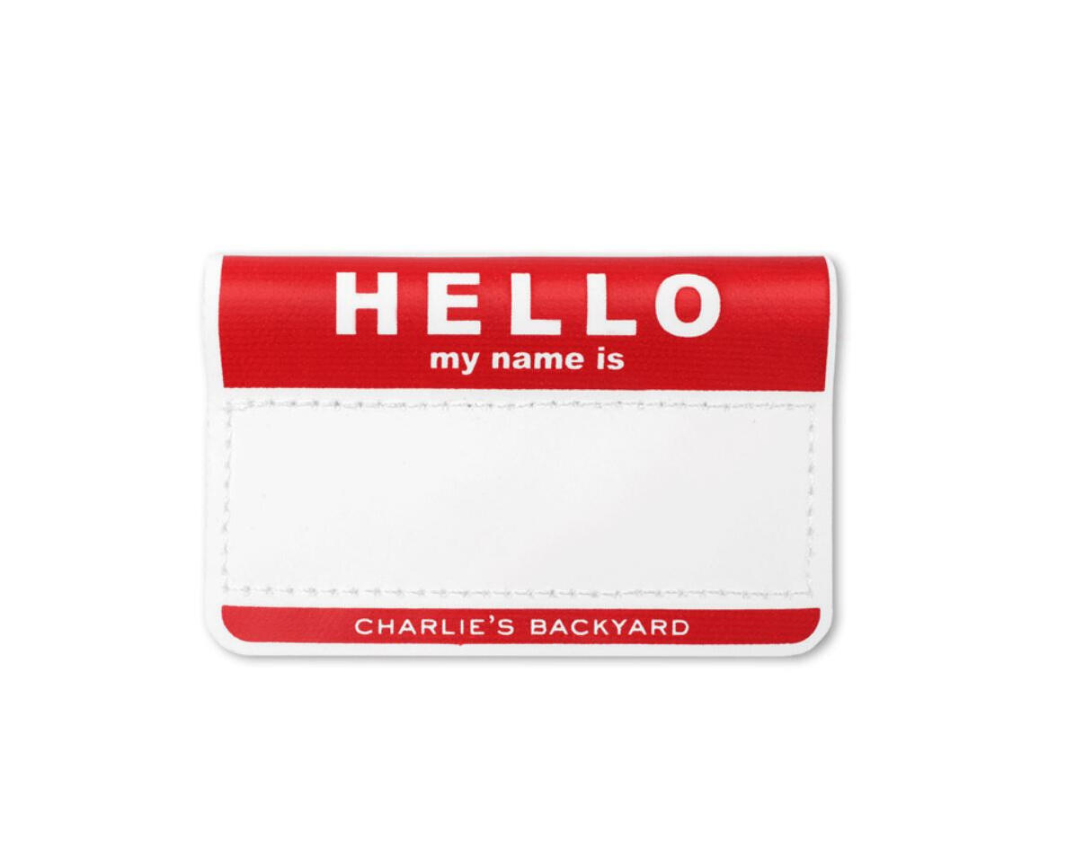 Charlie&#39;s Backyard Nametag