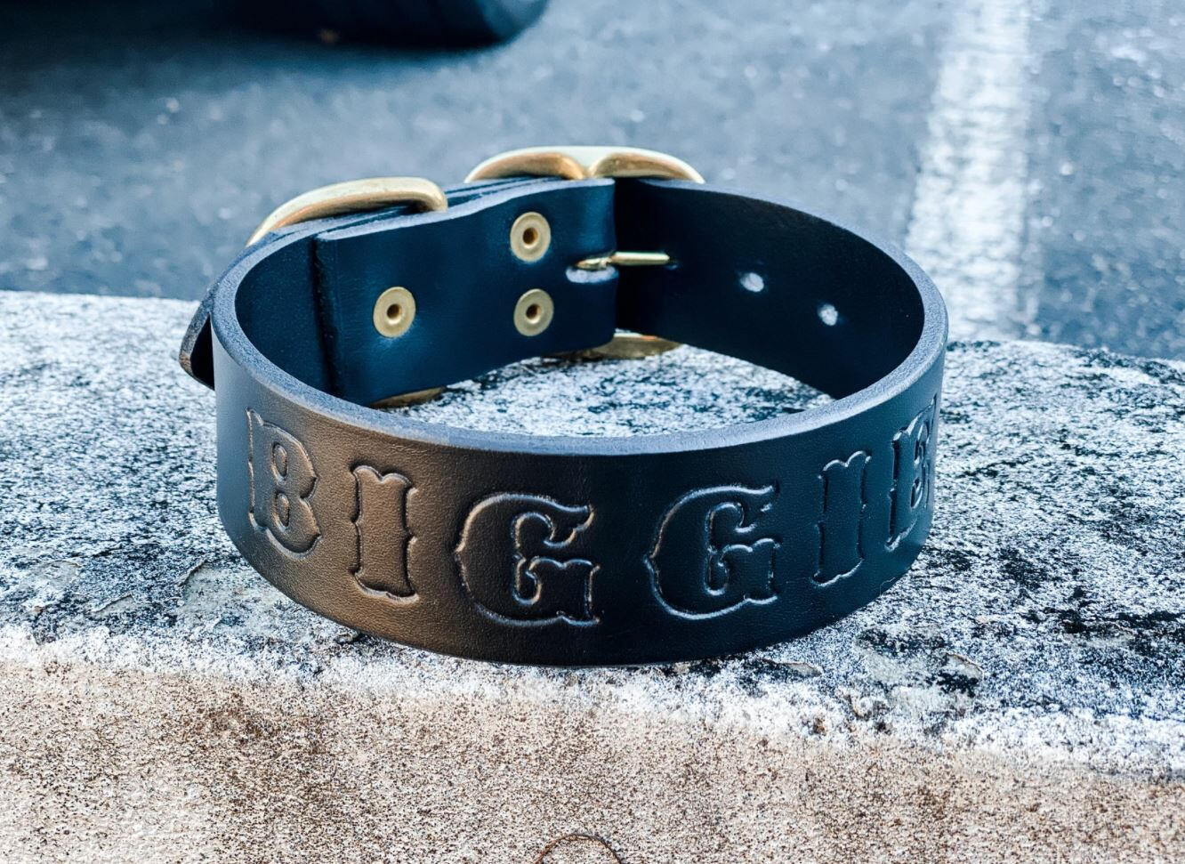 The Real MCcaul Heavy Duty Personalised Dog Collar