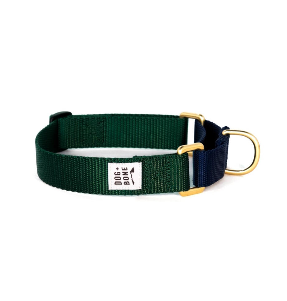 Dog Plus Bone Martingale Collar